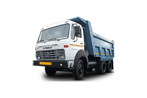 Tata LPK 2518 white colour trippier truck